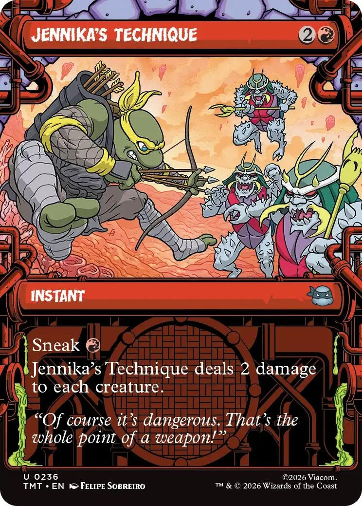 Image for Jennika's Technique (Showcase) (236) (Teenage Mutant Ninja Turtles) - Magic: The Gathering