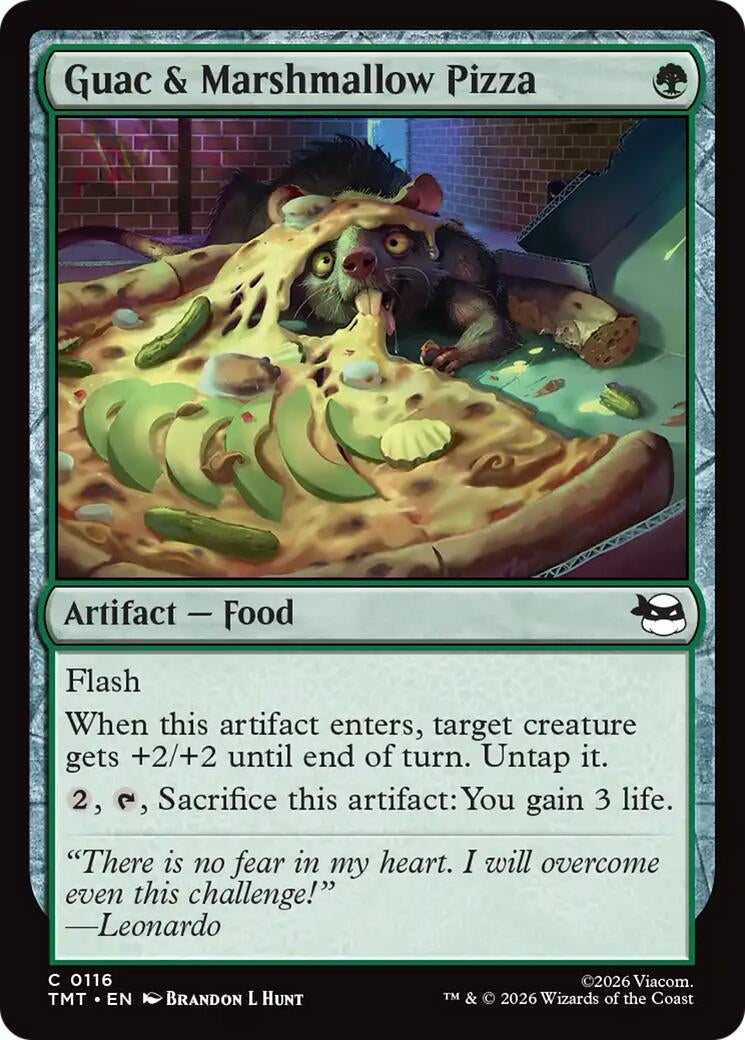 Image for Guac & Marshmallow Pizza (116) (Teenage Mutant Ninja Turtles) - Magic: The Gathering