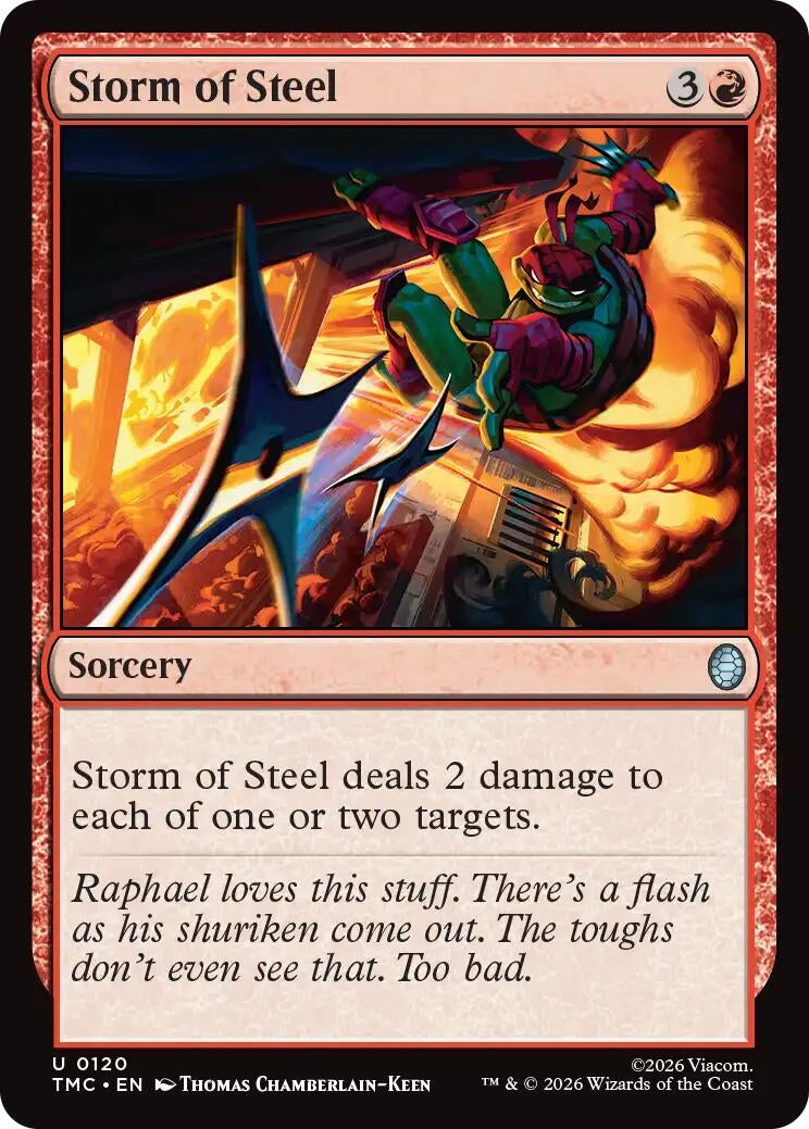 Image for Storm of Steel (120) (Teenage Mutant Ninja Turtles) - Magic: The Gathering