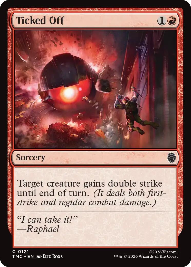 Image for Ticked Off (121) (Teenage Mutant Ninja Turtles) - Magic: The Gathering