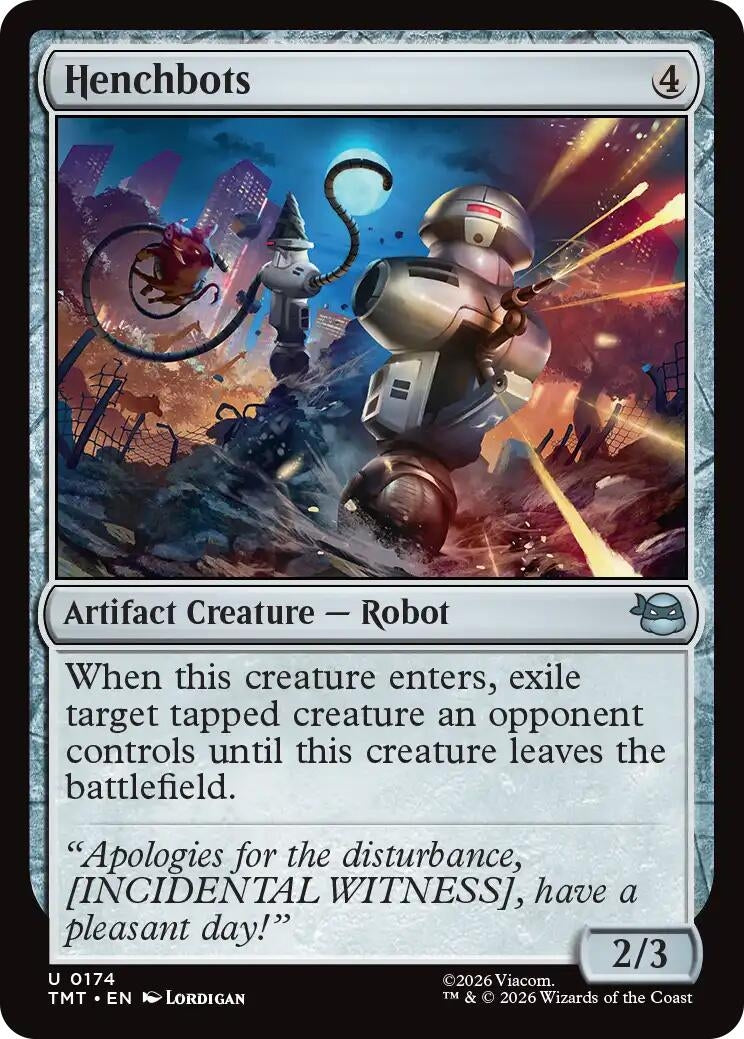 Image for Henchbots (174) (Teenage Mutant Ninja Turtles) - Magic: The Gathering