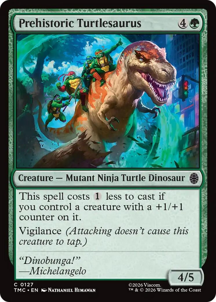 Prehistoric Turtlesaurus (127) (Teenage Mutant Ninja Turtles)