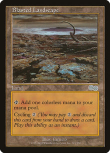 Image for Blasted Landscape (319) (Urza's Saga) - Magic: The Gathering