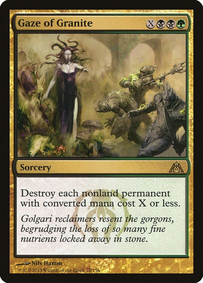 Image for Gaze of Granite (72) (Dragon's Maze) - Magic: The Gathering