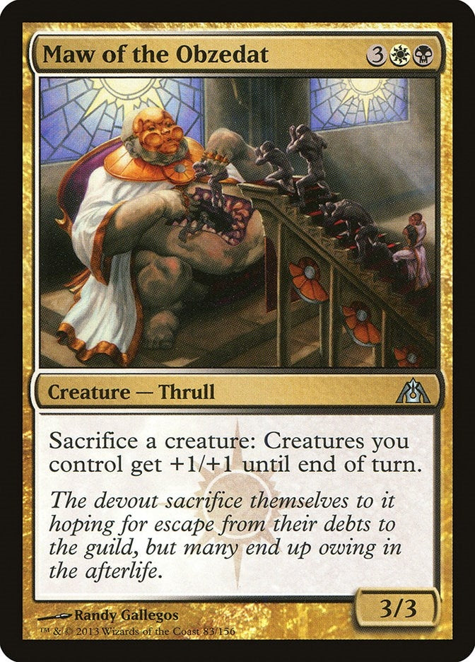 Image for Maw of the Obzedat (83) (Dragon's Maze) - Magic: The Gathering