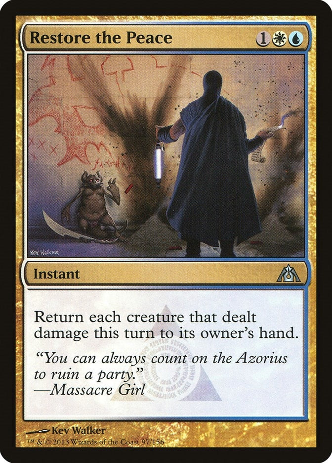 Image for Restore the Peace (97) (Dragon's Maze) - Magic: The Gathering
