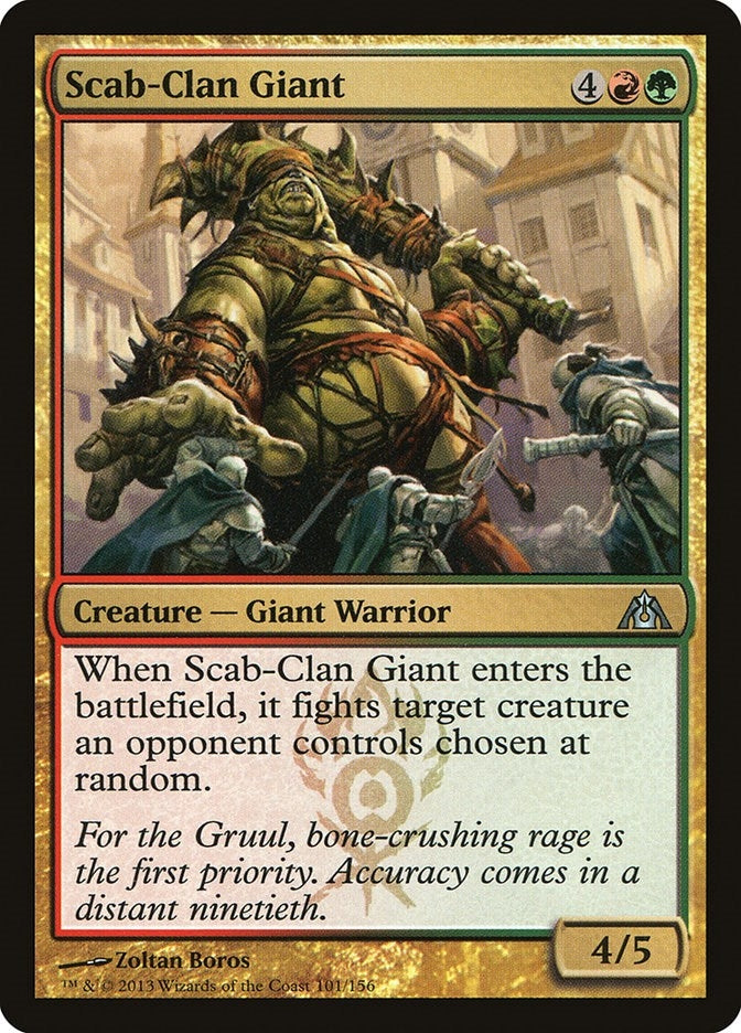 Image for Scab-Clan Giant (101) (Dragon's Maze) - Magic: The Gathering