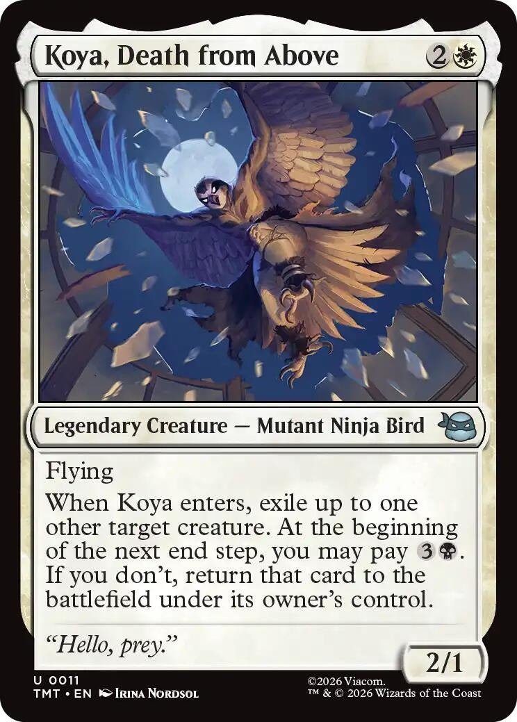Image for Koya, Death from Above (11) (Teenage Mutant Ninja Turtles) - Magic: The Gathering