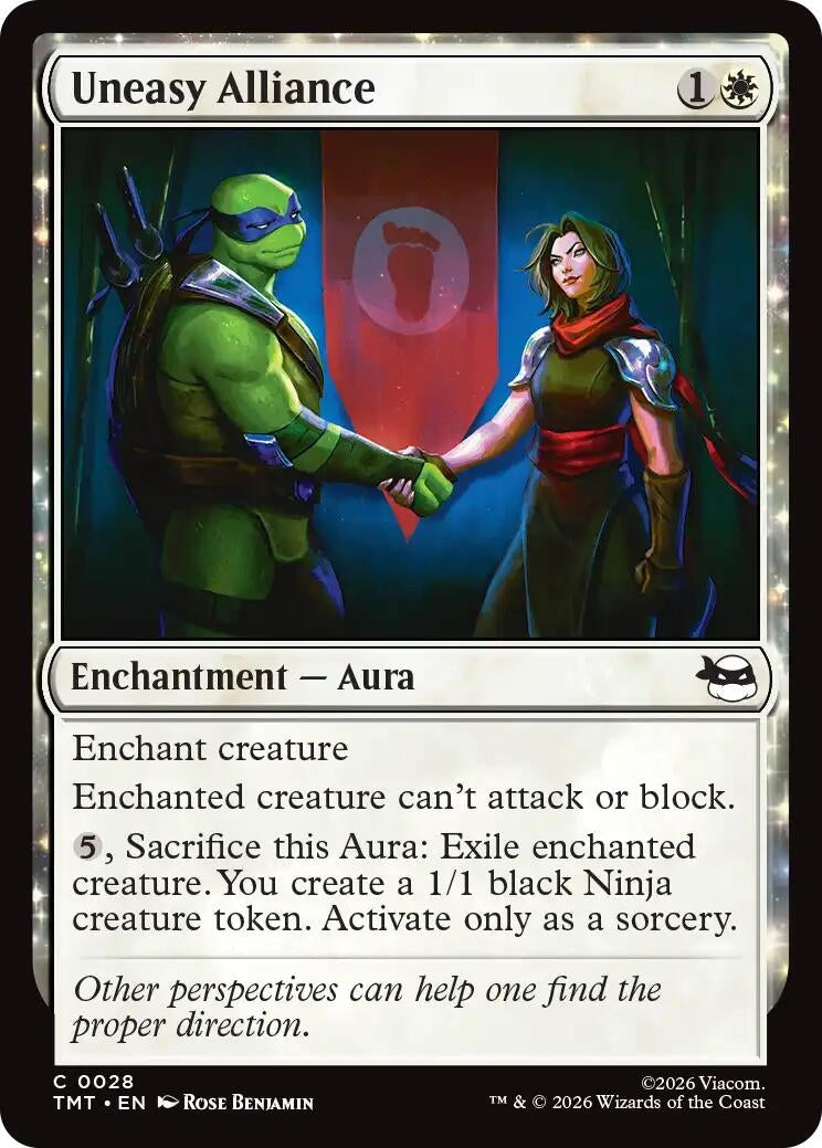 Image for Uneasy Alliance (28) (Teenage Mutant Ninja Turtles) - Magic: The Gathering