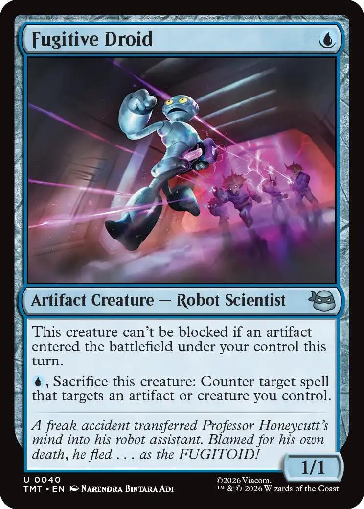 Image for Fugitive Droid (40) (Teenage Mutant Ninja Turtles) - Magic: The Gathering