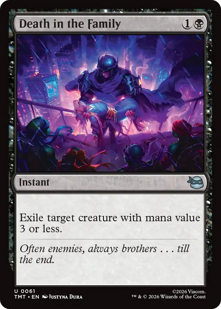 Image for Death in the Family (61) (Teenage Mutant Ninja Turtles) - Magic: The Gathering