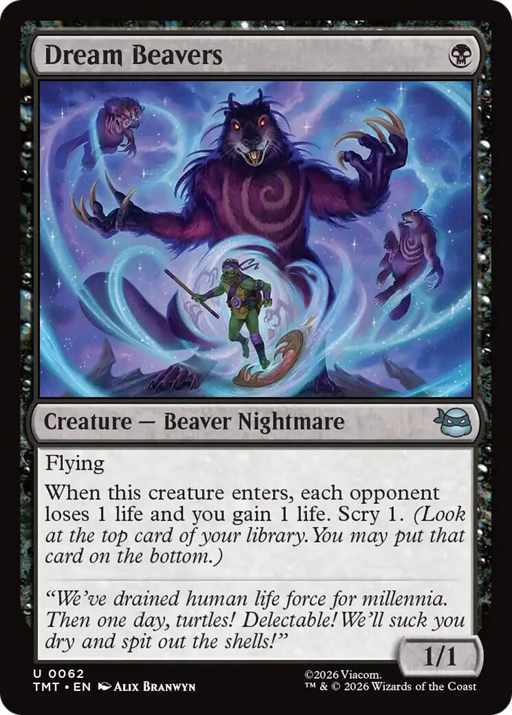 Image for Dream Beavers (62) (Teenage Mutant Ninja Turtles) - Magic: The Gathering