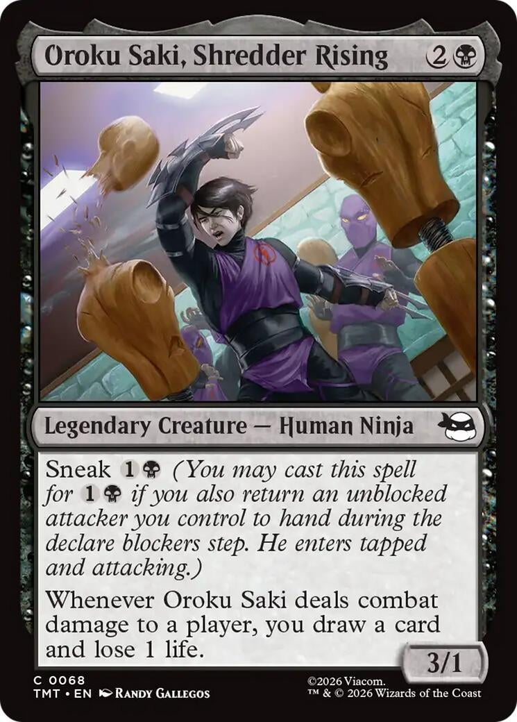 Oroku Saki, Shredder Rising (68) (Teenage Mutant Ninja Turtles)