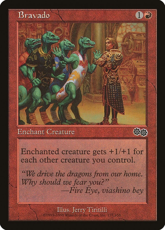Image for Bravado (177) (Urza's Saga) - Magic: The Gathering
