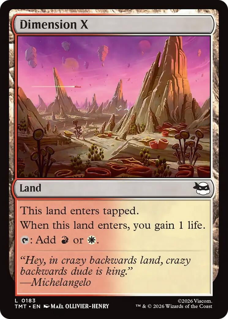 Image for Dimension X (183) (Teenage Mutant Ninja Turtles) - Magic: The Gathering