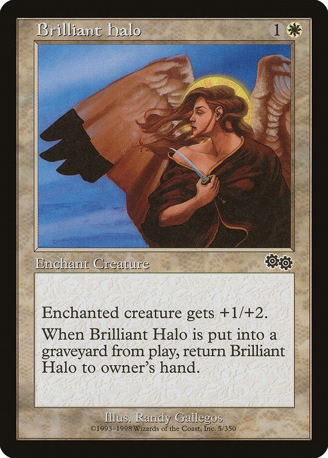 Image for Brilliant Halo (5) (Urza's Saga) - Magic: The Gathering