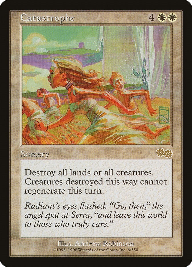 Image for Catastrophe (6) (Urza's Saga) - Magic: The Gathering