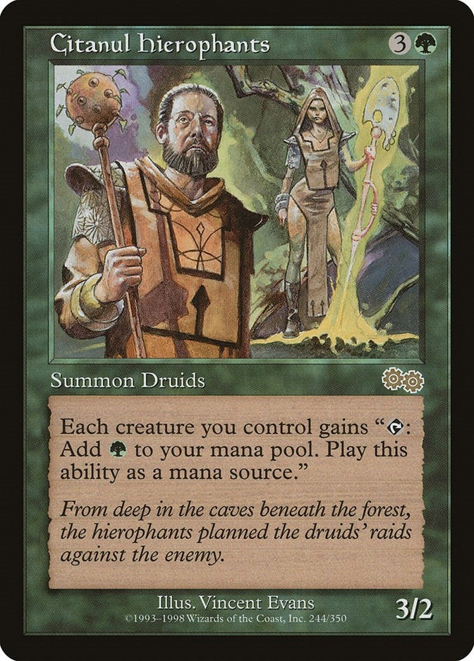 Image for Citanul Hierophants (244) (Urza's Saga) - Magic: The Gathering