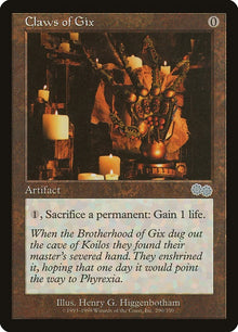 Image for Claws of Gix (290) (Urza's Saga) - Magic: The Gathering