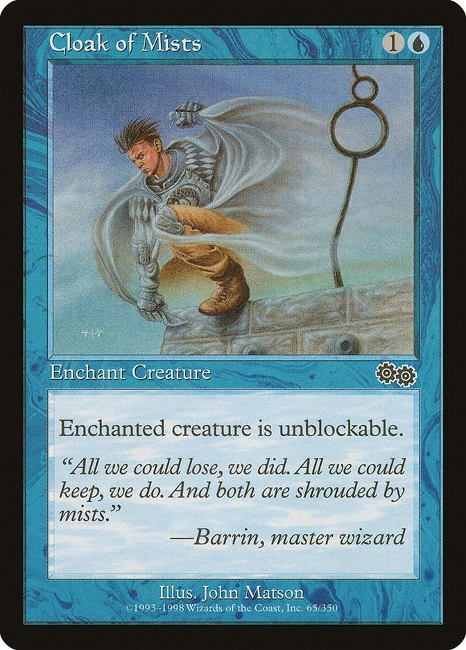 Image for Cloak of Mists (Urza's Saga) - Magic: The Gathering
