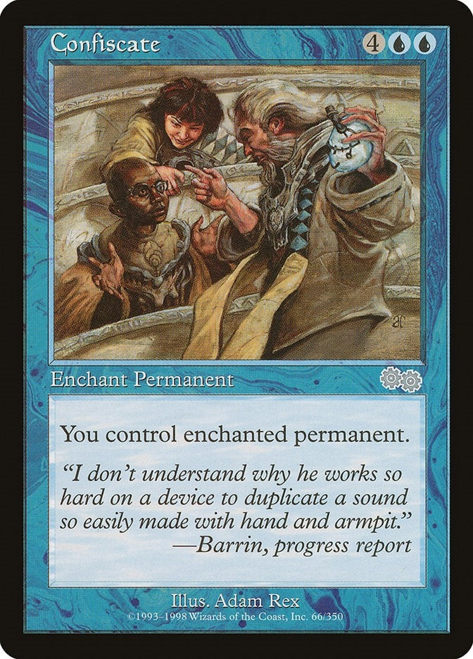 Image for Confiscate (66) (Urza's Saga) - Magic: The Gathering