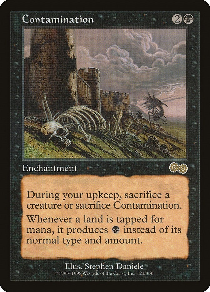 Image for Contamination (123) (Urza's Saga) - Magic: The Gathering