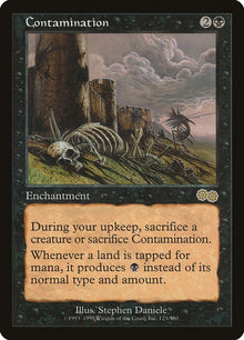 Image for Contamination (123) (Urza's Saga) - Magic: The Gathering
