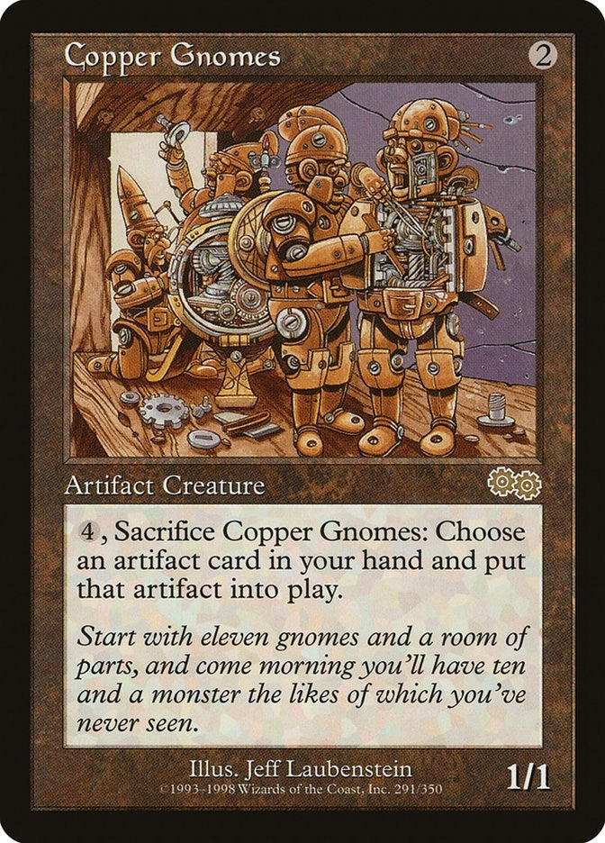 Image for Copper Gnomes (291) (Urza's Saga) - Magic: The Gathering