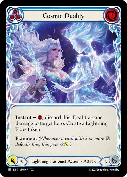 Image for Cosmic Duality (Blue) (OMN017) (Omens of the Third Age) (OMN) - Flesh and Blood TCG
