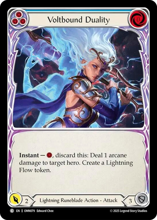 Image for Voltbound Duality (Blue) (OMN079) (Omens of the Third Age) (OMN) - Flesh and Blood TCG