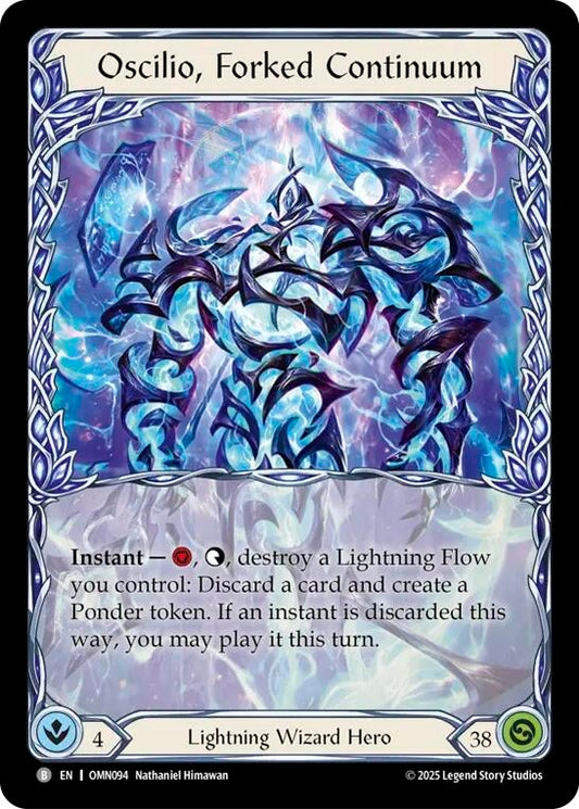 Image for Oscilio, Forked Continuum (OMN094) (Omens of the Third Age) (OMN) - Flesh and Blood TCG