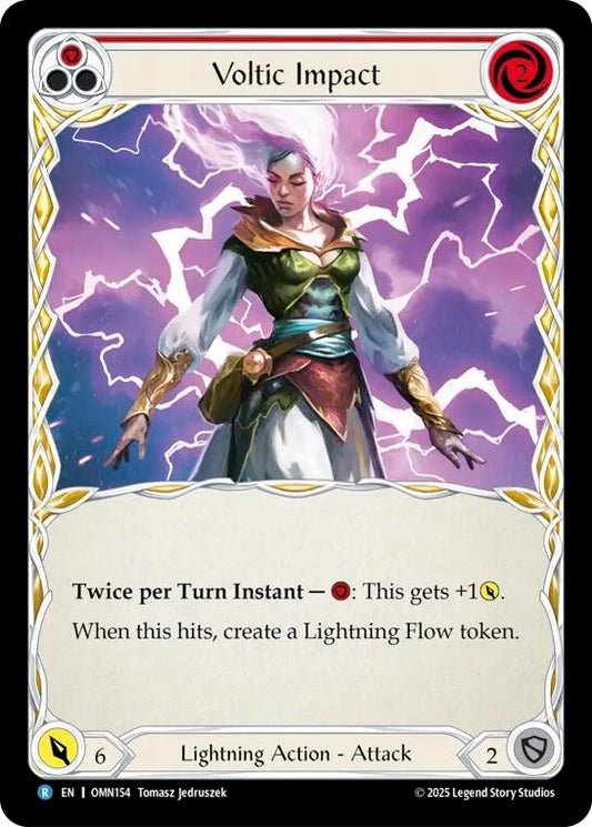 Image for Voltic Impact (OMN154) (Omens of the Third Age) (OMN) - Flesh and Blood TCG