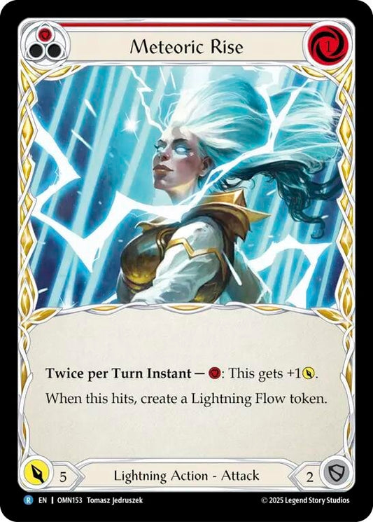 Image for Meteoric Rise (OMN153) (Omens of the Third Age) (OMN) - Flesh and Blood TCG