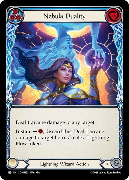 Image for Nebula Duality (Blue) (OMN123) (Omens of the Third Age) (OMN) - Flesh and Blood TCG