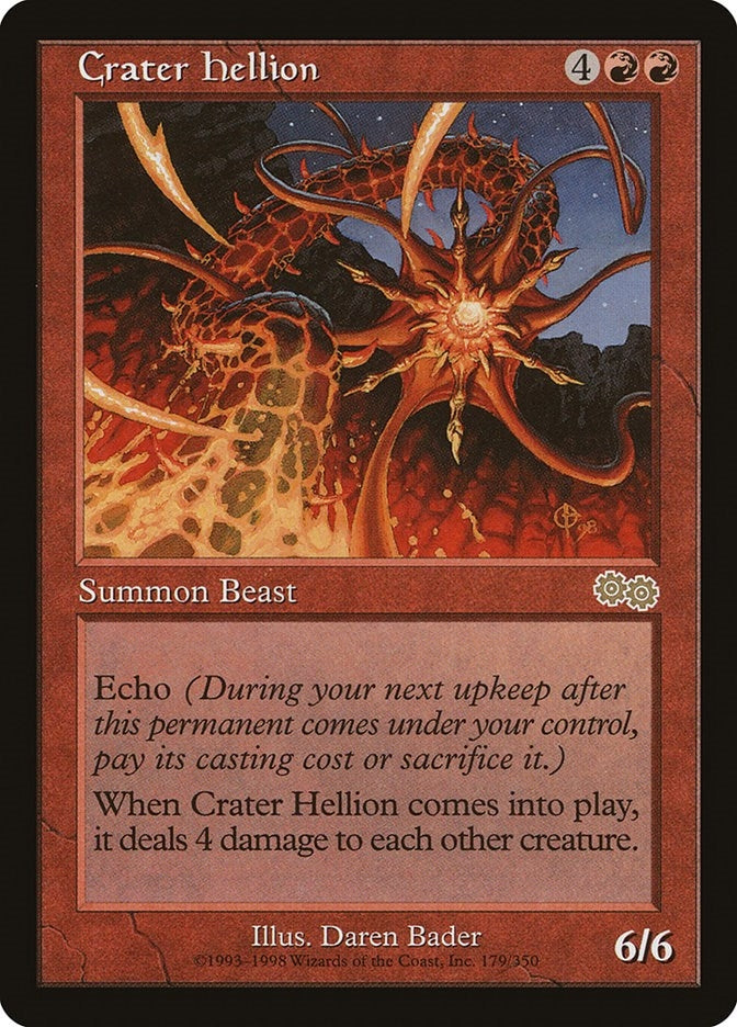 Image for Crater Hellion (179) (Urza's Saga) - Magic: The Gathering
