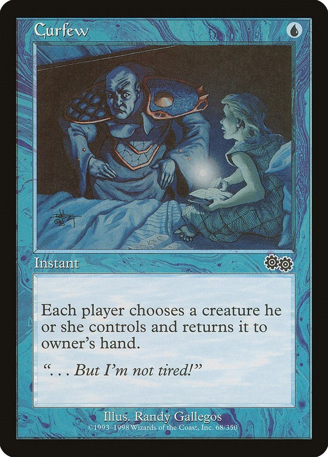 Image for Curfew (68) (Urza's Saga) - Magic: The Gathering