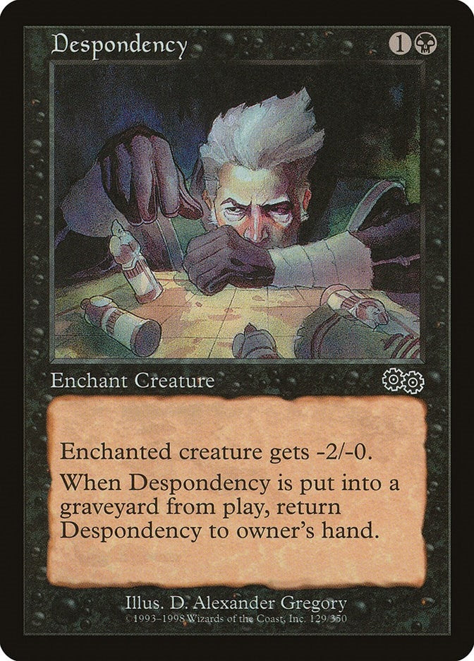 Image for Despondency (129) (Urza's Saga) - Magic: The Gathering