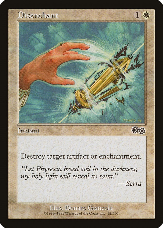 Image for Disenchant (12) (Urza's Saga) - Magic: The Gathering