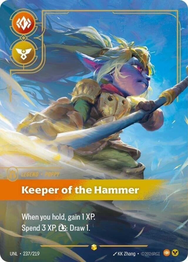 Poppy - Keeper of the Hammer (Overnumbered) (237/219) (Unleashed)