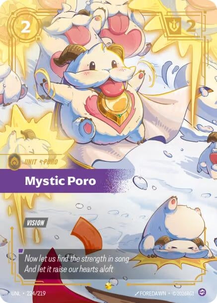 Mystic Poro (Overnumbered) (224/219) (Unleashed)