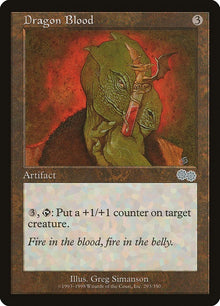 Image for Dragon Blood (293) (Urza's Saga) - Magic: The Gathering