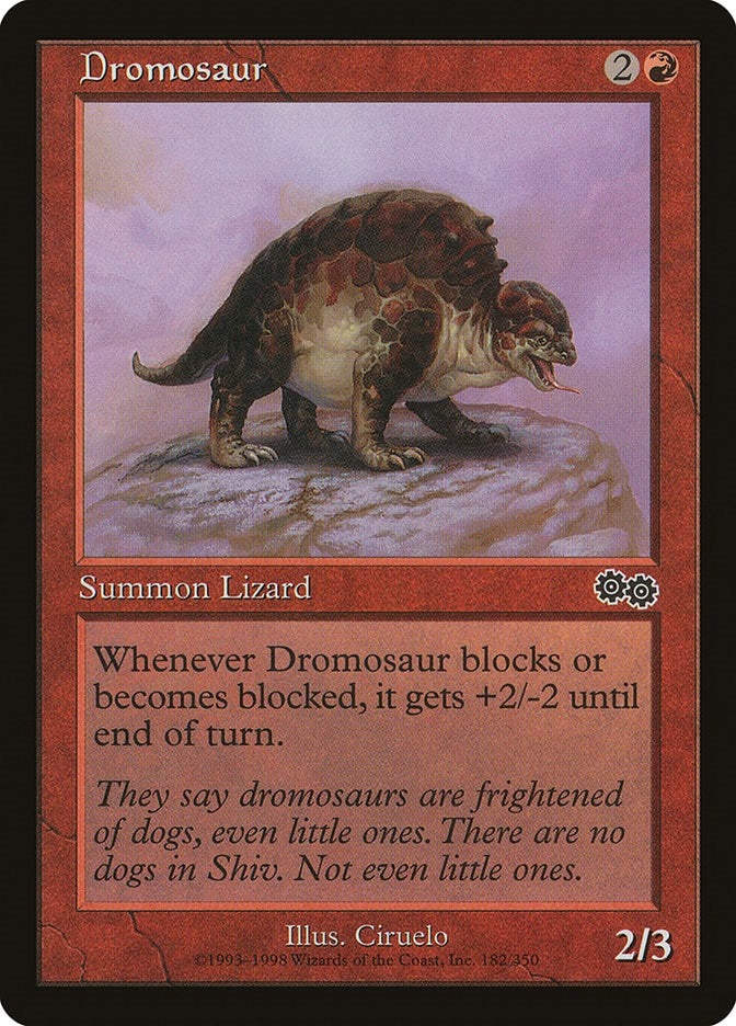 Image for Dromosaur (182) (Urza's Saga) - Magic: The Gathering