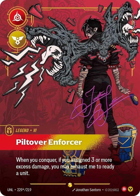 Vi - Piltover Enforcer (Signature) (229*/219) (Unleashed)