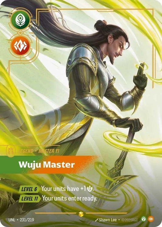 Master Yi - Wuju Master (Overnumbered) (231/219) (Unleashed)