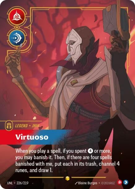 Jhin - Virtuoso (Overnumbered) (226/219) (Unleashed)