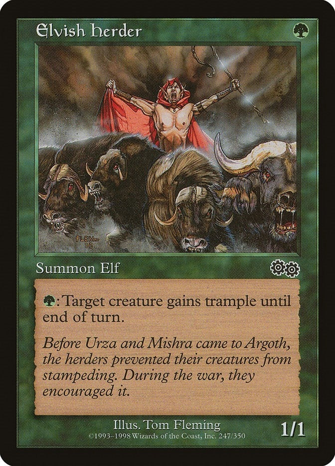 Image for Elvish Herder (247) (Urza's Saga) - Magic: The Gathering