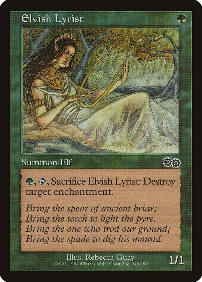 Image for Elvish Lyrist (248) (Urza's Saga) - Magic: The Gathering
