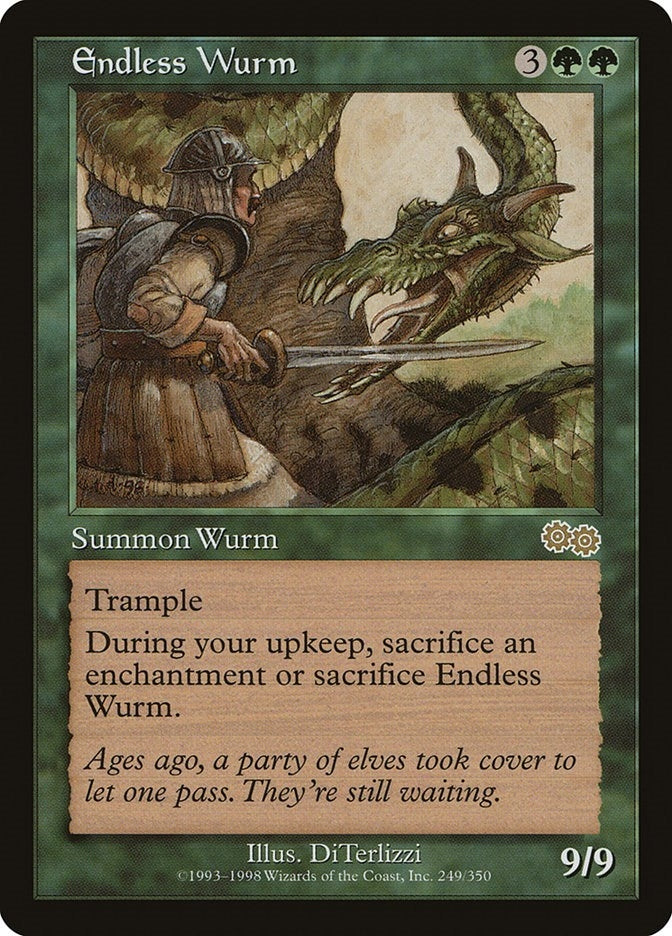 Image for Endless Wurm (249) (Urza's Saga) - Magic: The Gathering