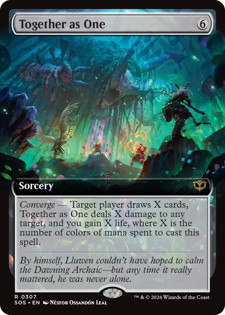 Image for Together as One (Extended Art) (307) (Secrets of Strixhaven) - Magic: The Gathering