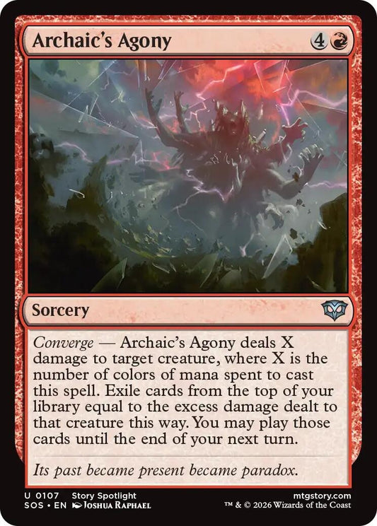 Image for Archaic's Agony (107) (Secrets of Strixhaven) - Magic: The Gathering
